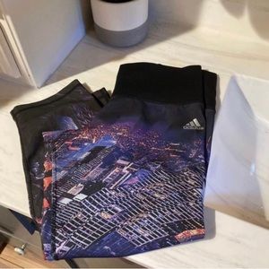 Adidas Yoga Pants, Capri 3/4 Length, Size Medium
